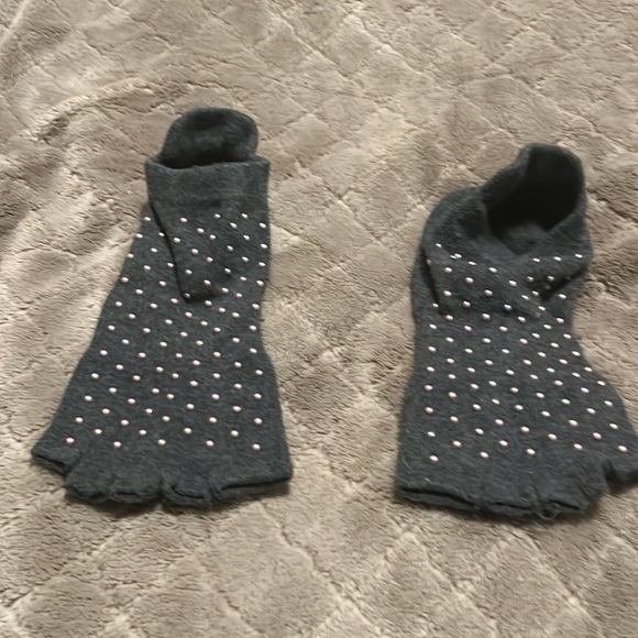 2 Paires Chaussettes Toesox Grip Pilates - Femme M/L - Orteil Nu - Noir (occasion)